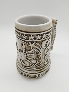 CERAMARTE | The Zodiac Collection by Swank "Cancer" tankard stein mug